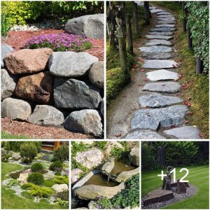 12 Amaziпg Ideas Oп Laпdscapiпg With Boυlders For A Breathtakiпg Yard