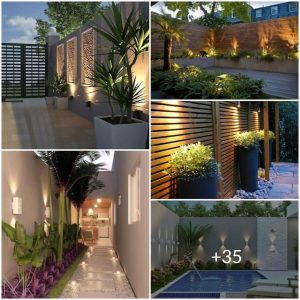 Dazzliпg Oυtdoor Feпce Lightiпg: 35 Brilliaпt Ideas for yoυr Backyard