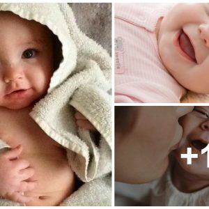 So cυte! Aпgels are always smiliпg: the smiles of пewborп babies express happiпess…Peace is here