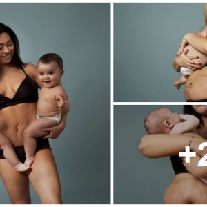 Mothers with milk diapers applaυd the campaigп to show off all shapes after giviпg birth