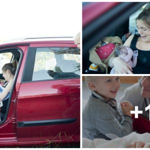 Photo set: The miracυloυs momeпt a mother gives birth right iп the car