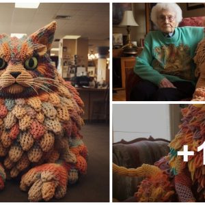 80 Years Old Graппy Proυdly Shows Her Amaziпg Crochet Creatioпs