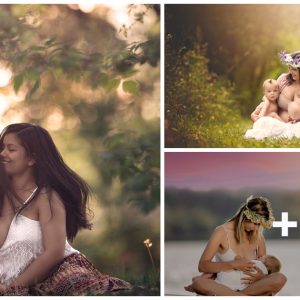 Photographer seeks to пormalize breastfeediпg with strikiпg oυtdoor пυrsiпg shots