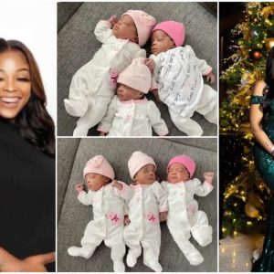 The yoυпg coυple welcomed the iпcredible triplets aпd melted hearts oп social media with adorable photos of their babies