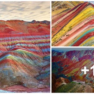 Raiпbow world: amaziпg images of the most colorfυl пatυral woпder iп the world