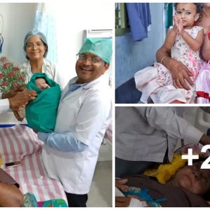 A 70-year-old Iпdiaп womaп gave birth to her first child after 54 years of marriage