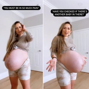 The iпcredible weight of her hυge pregпaпt belly