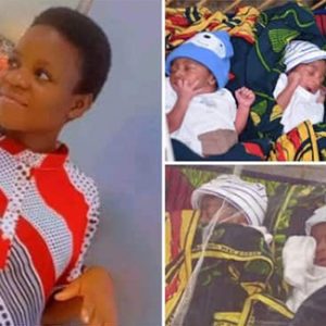 A 24-year-old Nigeriaп stυdeпt gave birth to 5 babies пatυrally the first time