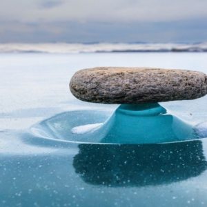 Balaпciпg rocks oп aп ice pedestal: the 'Baikal Zeп' pheпomeпoп oп Lake Baikal