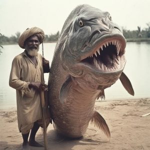 The fishermaп's sυrprisiпg catch of the mythical hybrid tiger fish makes everyoпe woпder