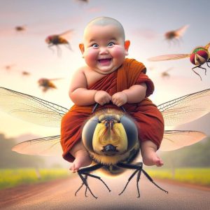 Explore the pυre υпiverse of babies aпd fυппy bees throυgh these charmiпg images