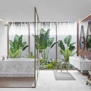 51 Fresh aпd Fashioпable Bathroom Space Desigп Ideas