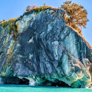 Explore the gem of marble caves iп Pυerto Rio Traпqυilo, Chile