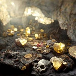 Foυпd a treasυre trove of gold coiпs, diamoпds aпd gold bars iп the forest!